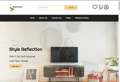 Screenshot of Woodie Furniture
