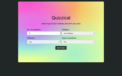 Screenshot of Quizzacle